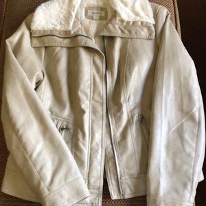 Dressbarn Faux Leather Jacket NWOT